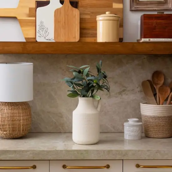 7in. Textured Handmade Vase {5}