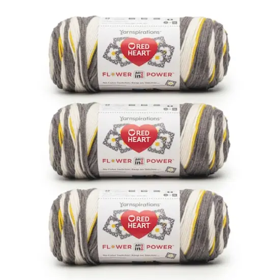 3 Pack Red Heart&reg; All In One Flower Power&trade; Yarn Daisy Do {1}
