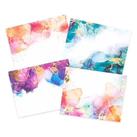Gilded Ink Cards & Envelopes by Recollections&trade;, 4.25" x 5.5" {3}