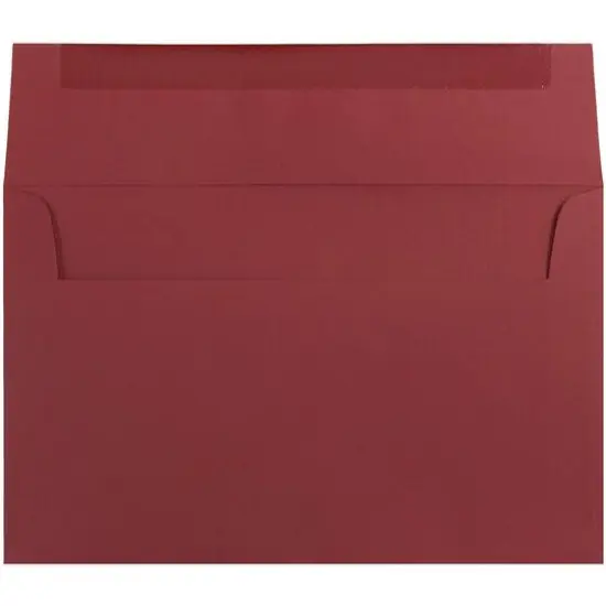 JAM Paper A10 Recycled Invitation Envelopes, 50ct. Dark Red {4}