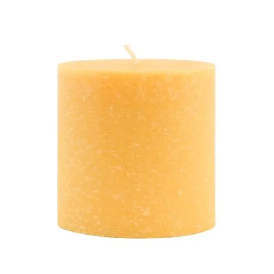 Root Candles 3" x 3" Unscented Timberline™ Pillar Candle Mandarin {1}