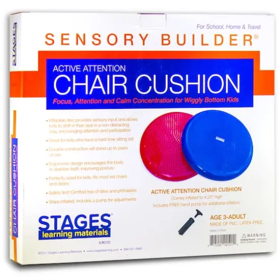 Sensory Builder&reg; Active Attention Chair Cushion Red {5}