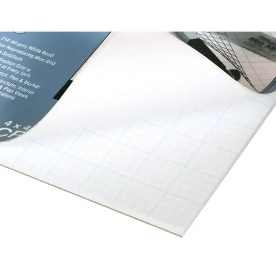 Pro Art&reg; 4" x 4" Grid/Inch Cross Section Pad, 8.5" x 11" {3}