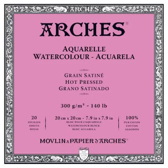 Arches&reg; Hot-Pressed Watercolor Block {1}