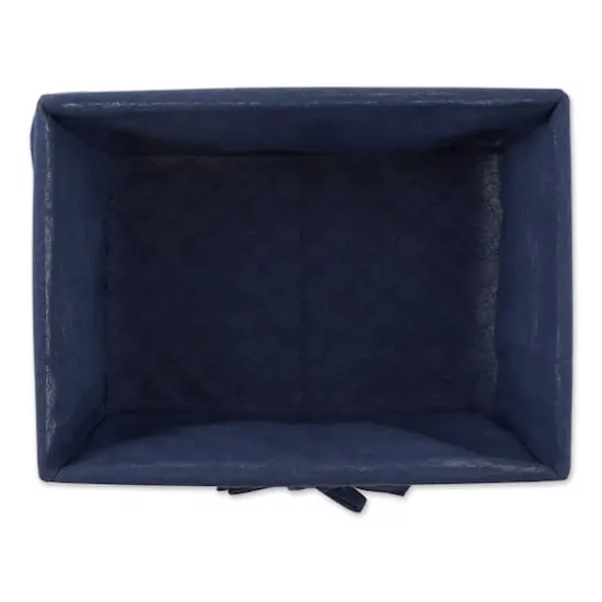 DII&reg; Medium Rustic Bronze Chicken Wire Baskets with French Blue Liners, 2ct. {3}