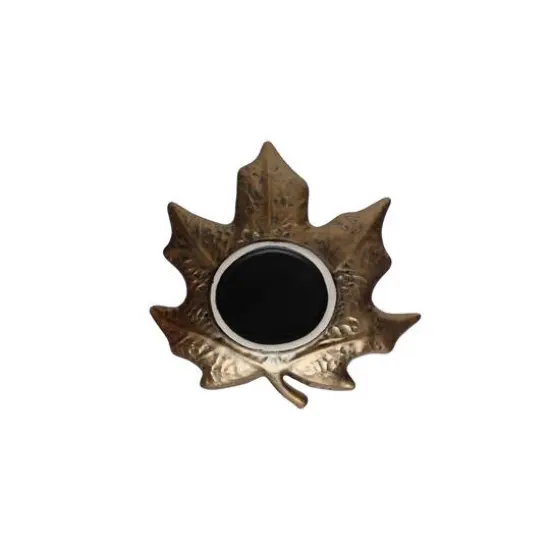 7.5" Gold Maple Leaf Trinket Tray by Ashland&reg; {4}