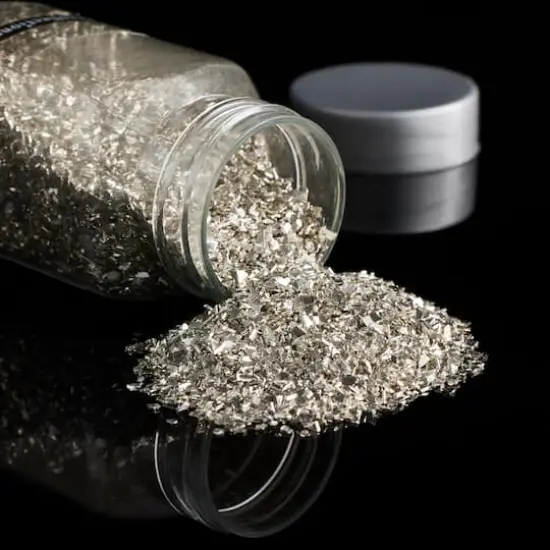 Glass Glitter by Recollections&trade; Vintage Silver {3}