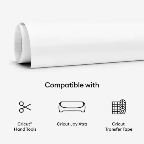 Cricut Joy Xtra&trade; Removable Smart Vinyl&trade;, 3ft. White {9}