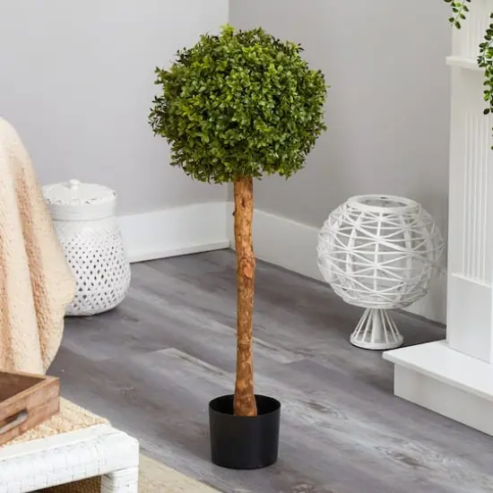 3ft. Potted Boxwood Ball Topiary Tree {4}
