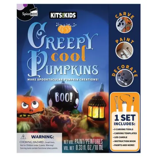 SpiceBox Kits for Kids Creepy Cool Pumpkins Kit {7}