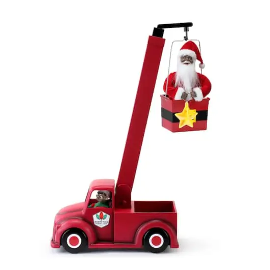 43" Lighted Musical North Pole Lighting Crew Decoration {1}