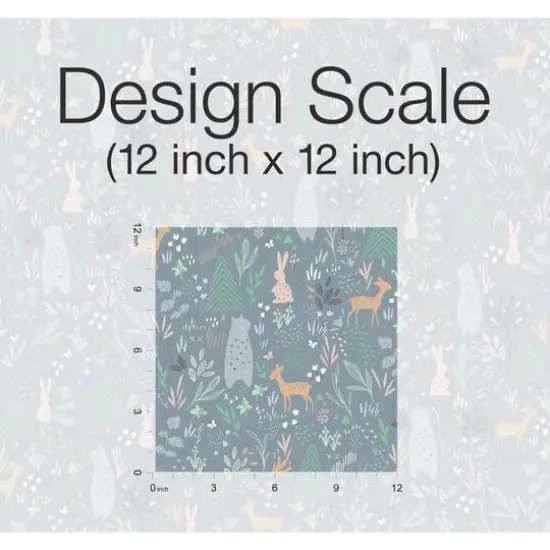 RoomMates Dark Gray Spring Forest Pals Peel & Stick Wallpaper {6}