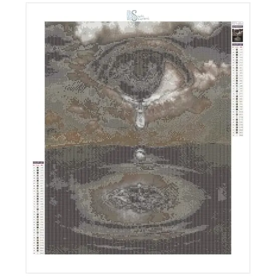Sparkly Selections Eye Drop Diamond Painting Kit, Round Diamonds {3}