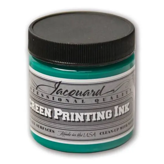 Jacquard Professional Screen Printing Ink, 4oz. Opaque Green {1}