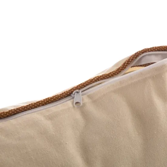 Glitzhome&reg; Cotton Embroidered Pumpkin Pillow Cover {8}