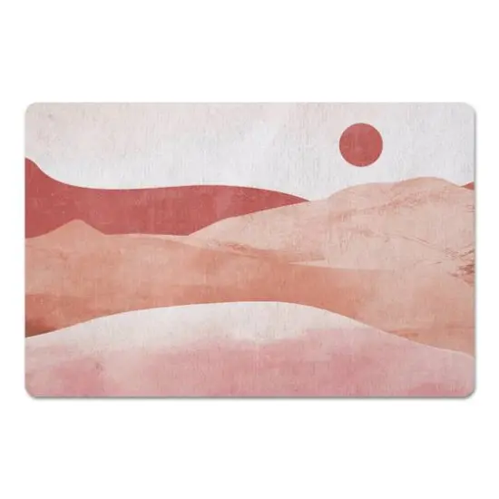 Blush Desert Landscape 27" x 18" Floor Mat {4}