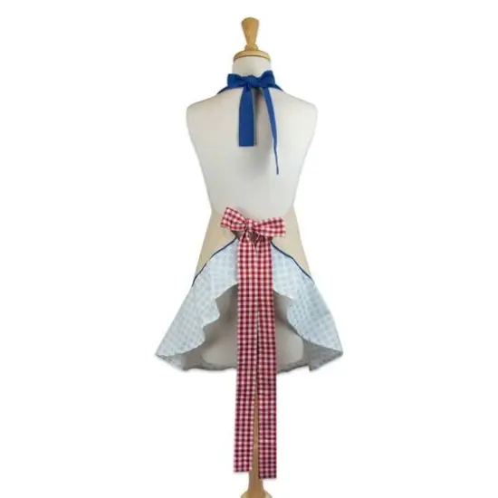 DII&reg; Red Rooster Ruffle Apron {3}
