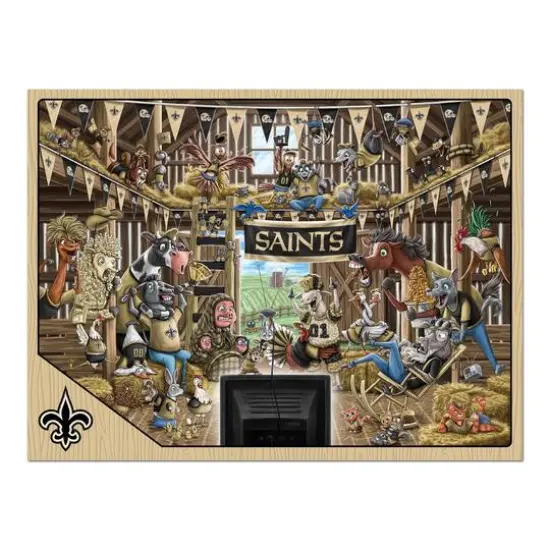 NFL Barnyard Fans 500 Piece Puzzle New Orleans Saints {5}
