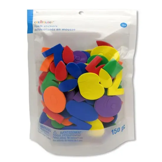 Shapes & Numbers Foam Stickers by Creatology&trade; {3}