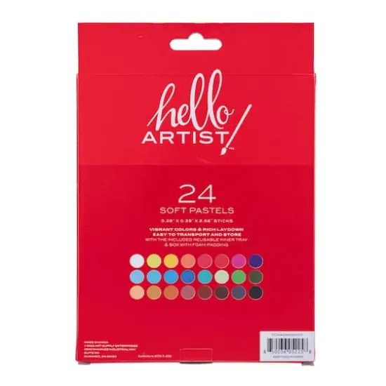 Hello, Artist!&trade; 24-Piece Soft Pastels Set {3}