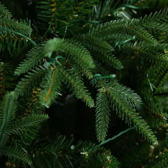 6ft. Pre-Lit Edmonton Fir Artificial Christmas Tree, Color Changing LED Lights {4}