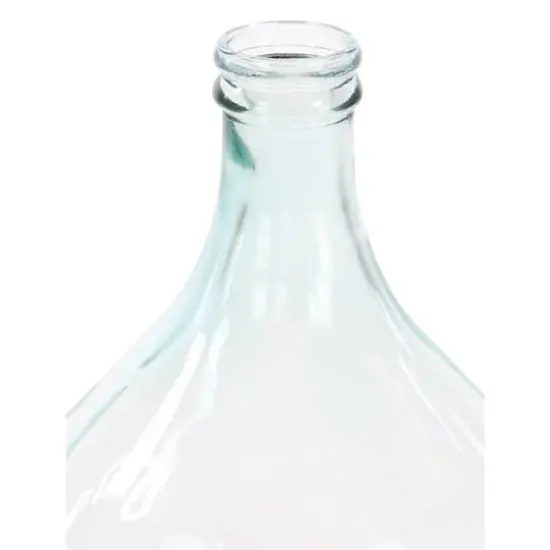 17" Clear Glass Farmhouse Vase {4}