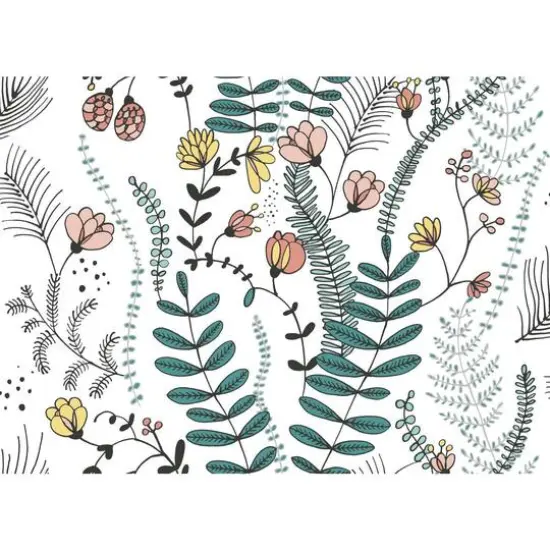 RoomMates Verso Peel & Stick Wallpaper Green/Pink {2}