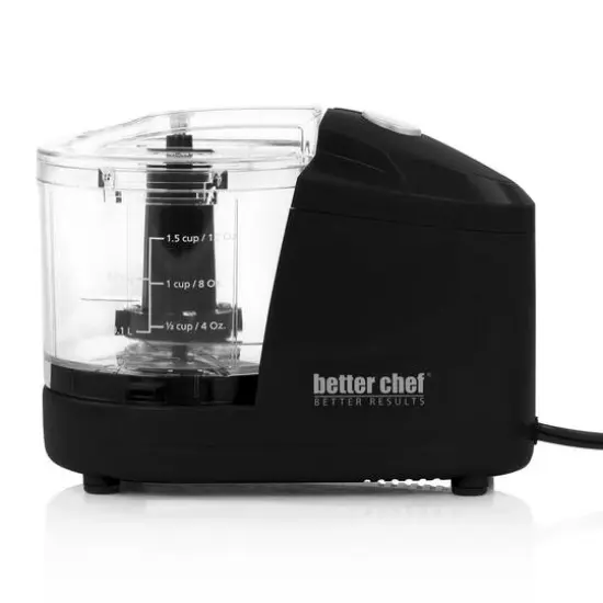 Better Chef 1.5 Cup Black Compact Chopper {4}