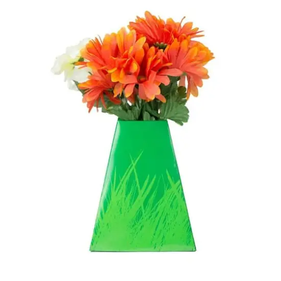 JAM Paper Pop-Up Vase Boxes, 3ct. Green Grass {3}