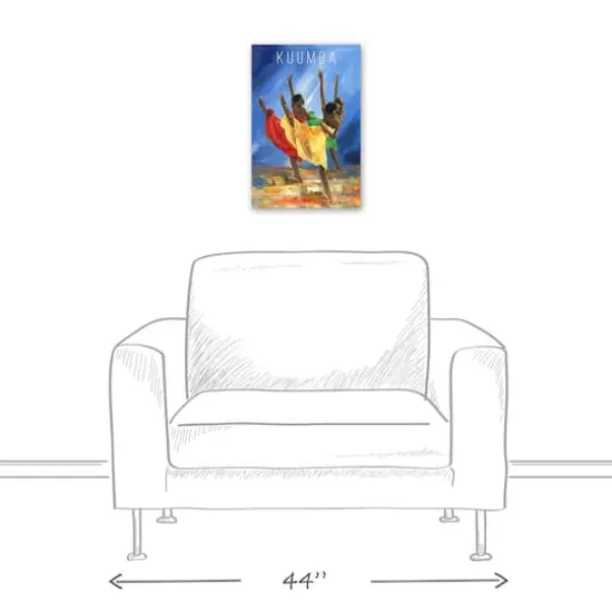 Kuumba Painting Kwanzaa Dance Canvas Wall Art {6}