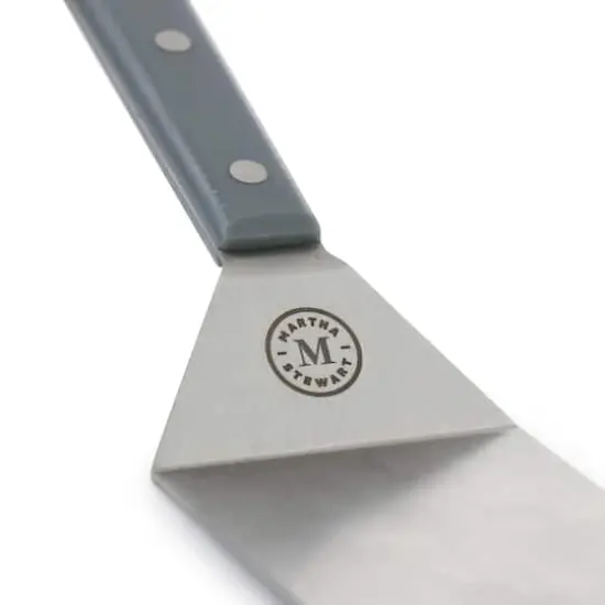 Martha Stewart Gray High-Carbon Stainless Steel Solid Turner {3}