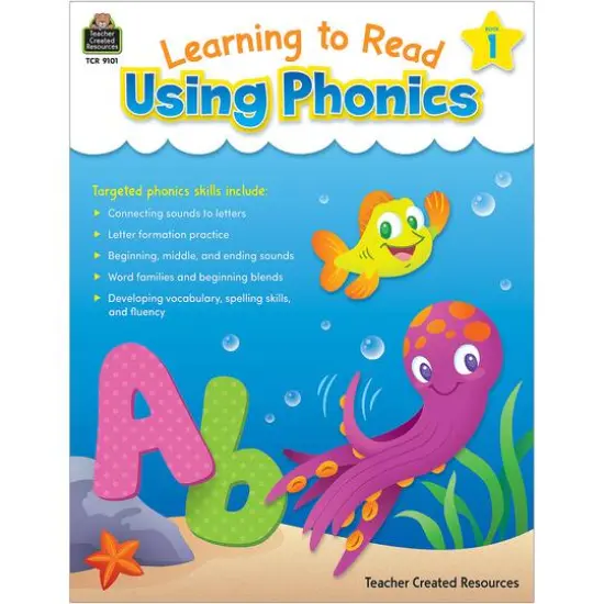 Teacher Created Resources Learning To Read Using PHONICS Book 1 (Level A) {1}