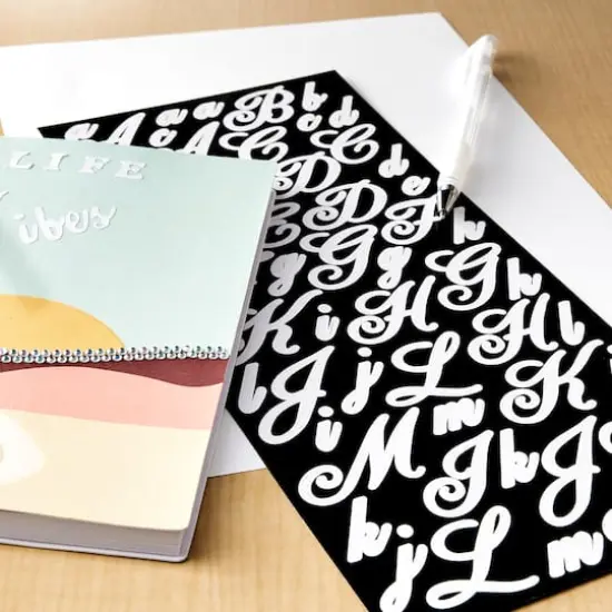 Recollections&trade; Alphabet Stickers, Value Pack White {4}