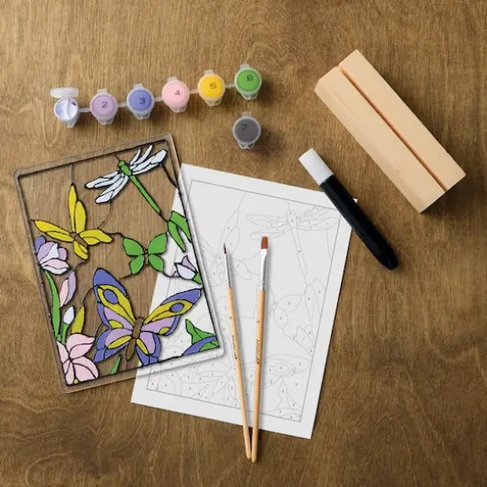 Butterflies in Nature Paint-by-Number Acrylic Surface Kit by Artist's Loft&reg; {1}