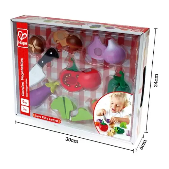Hape Garden Vegetables Kitchen Food Playset {3}