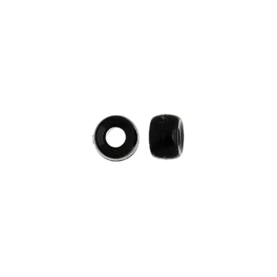 John Bead 6mm Opaque Plastic Mini Pony Beads, 1,000ct. Black {4}