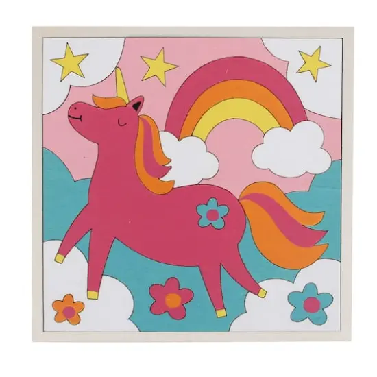 Fantasy Wood Paint-by-Number Puzzle Kit by Creatology&trade; {3}