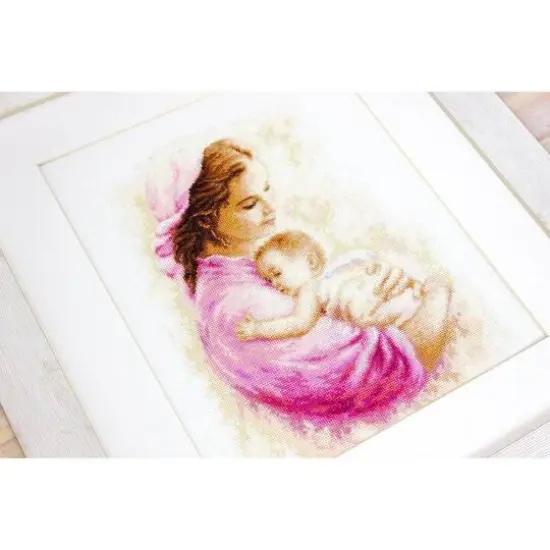 Luca-s Mother And Child Counted Cross Stitch Kit {7}