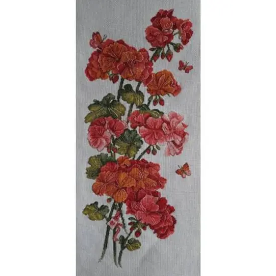 MP Studia Geranium Cross Stitch Kit {9}