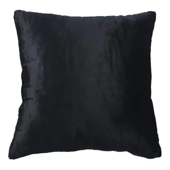 16" x 16" Black Velvet Throw Pillow by Ashland&reg; {3}