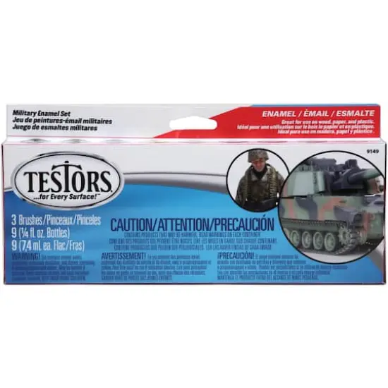Testors Military Enamel Paint Set {1}