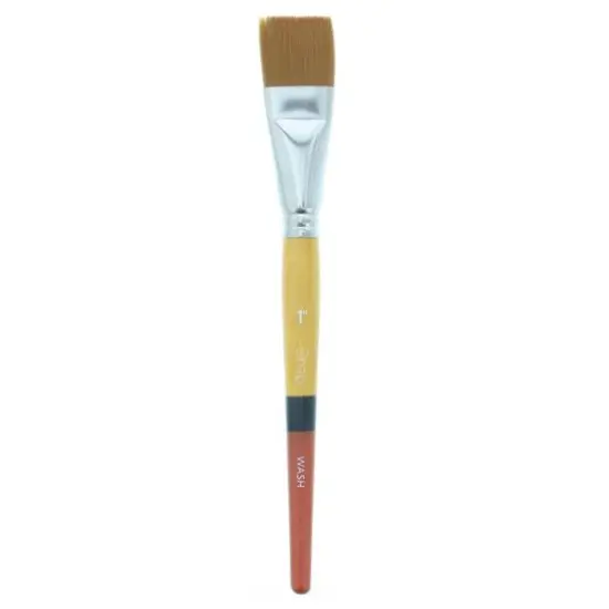 Princeton&trade; Snap!&trade; Series 9650 Gold Taklon Short Handle Wash Brush {1}