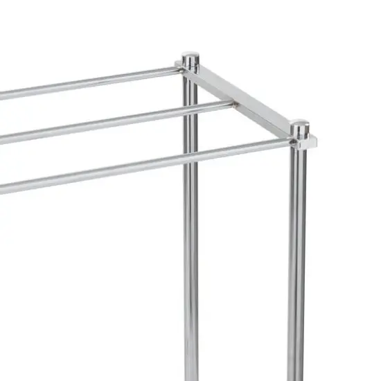 Organize It All Chrome Freestanding Towel Rack {6}
