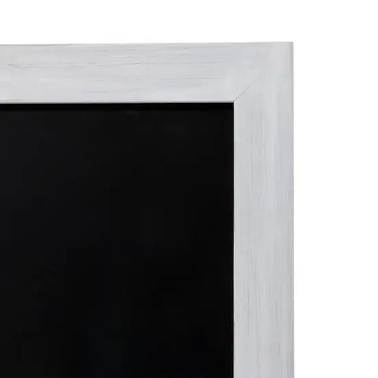 Glitzhome&reg; 30" White Wood Chalkboard {7}