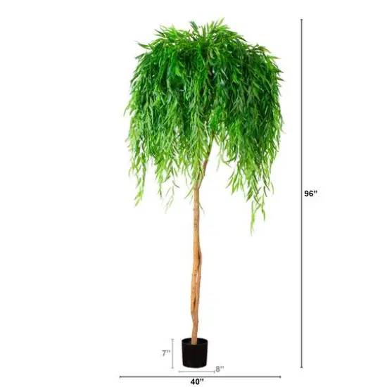 8ft. Real Touch Potted Willow Tree {6}