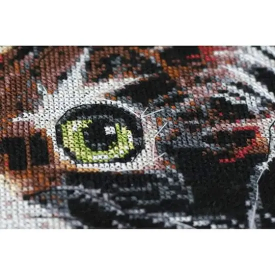 Abris Art Fluffy Kitten Cross-Stitch Kit {5}