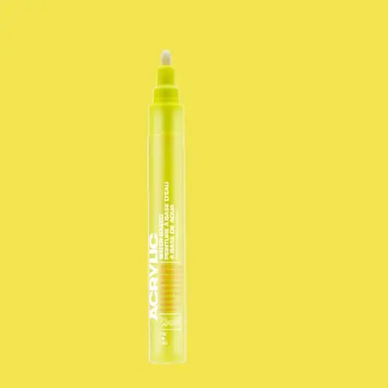 Montana Fine Acrylic Marker Flash Yellow {3}