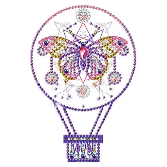 Sparkly Selections Butterfly Lamp Diamond Art Kit {3}