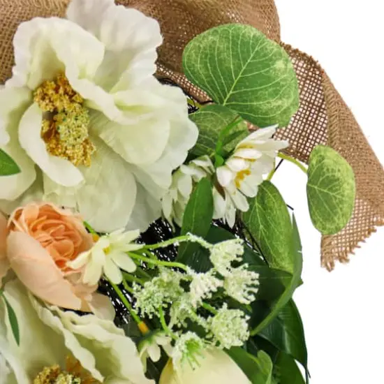 26" Tulips, Poppies, & Buttercups Swag {4}