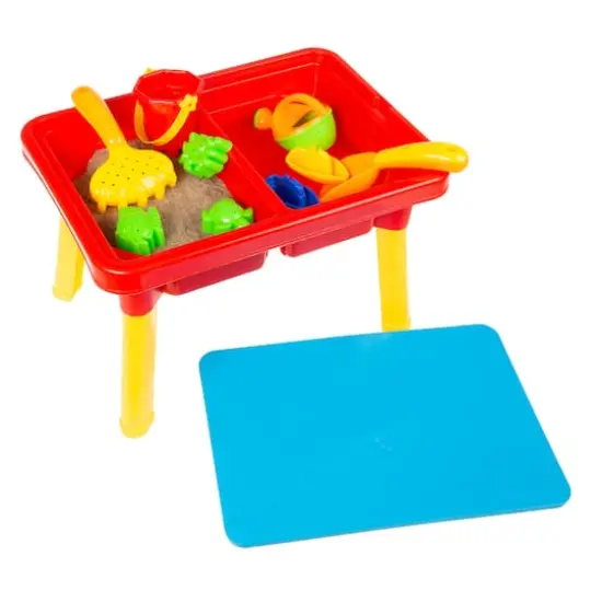 Toy Time Sensory Table with Lid & Toys {1}